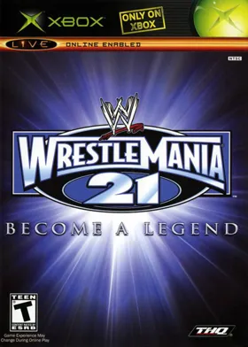 WWE WrestleMania 21 (USA) box cover front